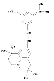 Propanedinitrile, 2-[2-(1,1-dimethylethyl)-6-[2-(2,3,6,7-tetrahydro-1,1,6,6-tetramethyl-1H,5H-benzo[ij]quinolizin-9-yl)ethenyl]-4H-pyran-4-ylidene]-                                                    
